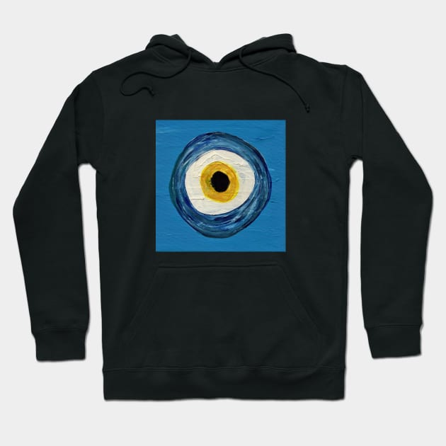 Nazar (Evil Eye) Hoodie by halideO